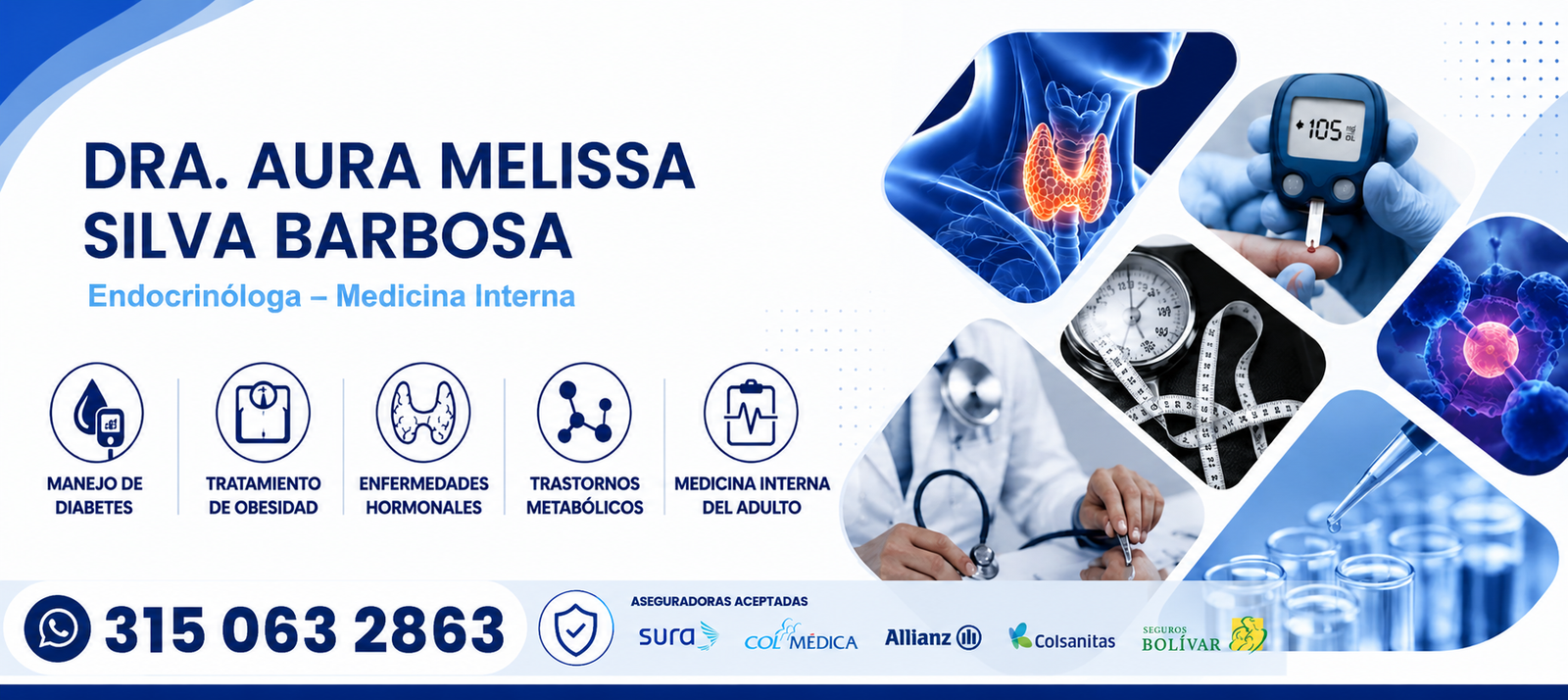 Banner de Dra. Aura Melissa Silva Barbosa